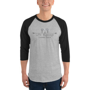 Little Beginnings Logo - 3/4 sleeve raglan shirt